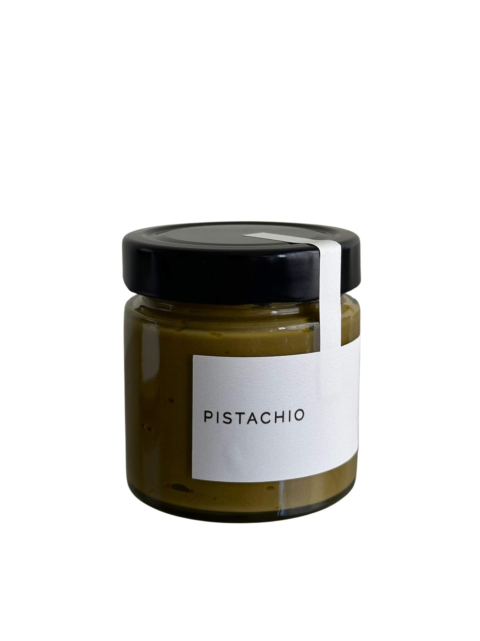 Pistachio chocolate spread jar